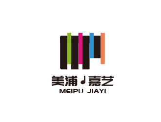 高明奇的美浦·嘉艺音乐工作室logologo设计