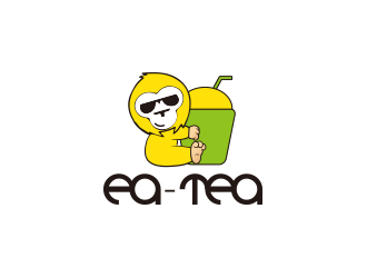 孙金泽的Ea-tea可爱奶茶商标设计logo设计