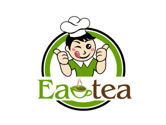 晓熹的Ea-tea可爱奶茶商标设计logo设计