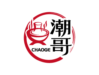 张俊的潮哥火锅logo设计