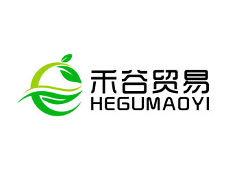 郭重阳的禾谷贸易公司对称图标logo设计