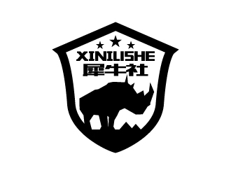 张俊的犀牛社户外越野自驾游车友会俱乐部logologo设计