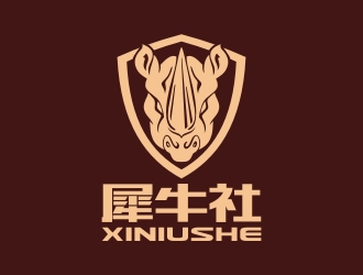 曾翼的犀牛社户外越野自驾游车友会俱乐部logologo设计