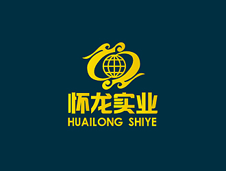 秦晓东的怀龙实业有限公司logo设计