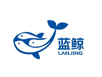 张俊的蓝鲸元素互联网平台图标logo设计