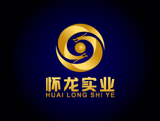 王涛的怀龙实业有限公司logo设计