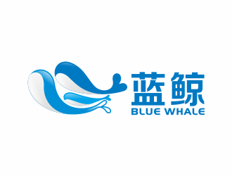 何嘉健的蓝鲸元素互联网平台图标logo设计