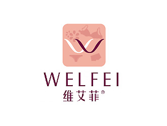 维艾菲内衣商标设计logo设计