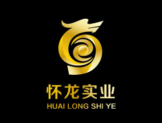 连杰的怀龙实业有限公司logo设计