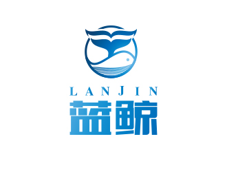 张华的蓝鲸元素互联网平台图标logo设计