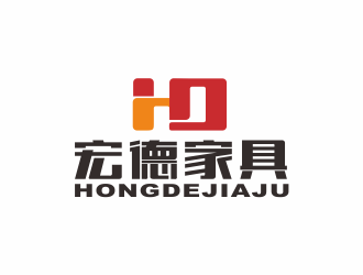 林志勇的宏德家具家居图标logo设计