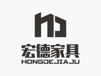 陈国伟的宏德家具家居图标logo设计