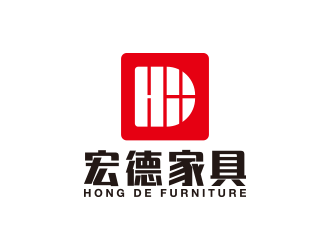 王涛的宏德家具家居图标logo设计