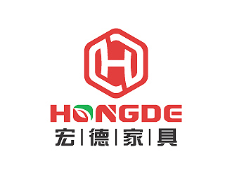 彭波的宏德家具家居图标logo设计