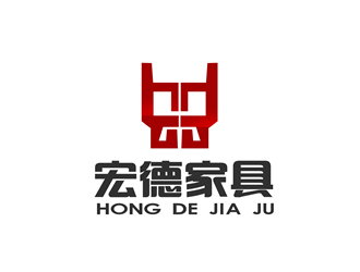 朱兵的宏德家具家居图标logo设计