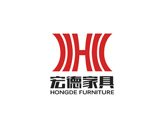 吴晓伟的宏德家具家居图标logo设计