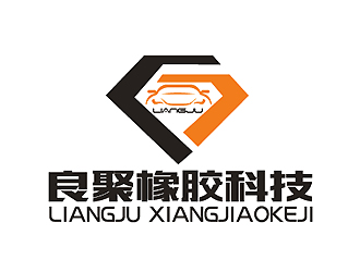 秦晓东的厦门市良聚橡胶科技有限公司标志logo设计