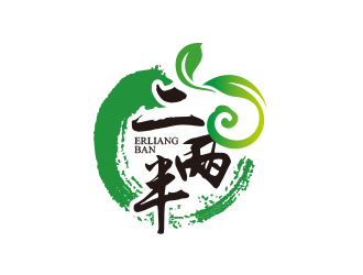 黄安悦的二两半生态农业商标设计logo设计