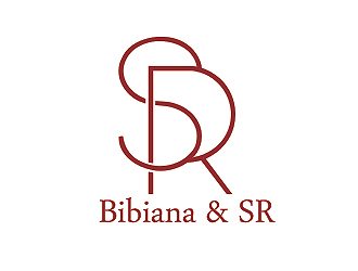 盛铭的Bibiana & SR 化妆品logologo设计