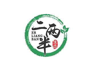 彭波的二两半生态农业商标设计logo设计