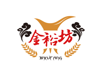 张华的金裕坊白酒商标logo设计