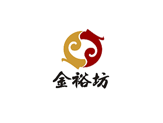 黄柯的金裕坊白酒商标logo设计