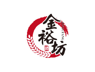 朱红娟的金裕坊白酒商标logo设计