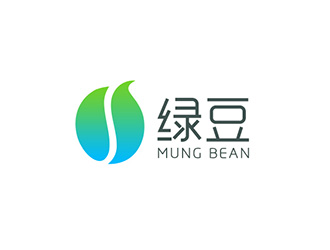 吴晓伟的绿豆健康金融logologo设计