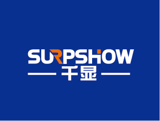 陈晓滨的千显 SURPSHOW ，标识对称logo设计