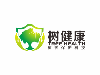 树健康绿色植物图标logo设计