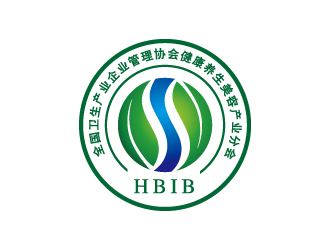 张俊的全国卫生产业企业管理协会健康养生美容产业分会logo设计