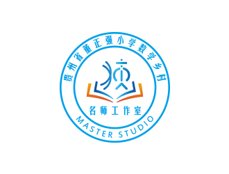 张华的贵州省董正强小学数学乡村名师工作室logologo设计