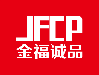 张俊的金福诚品图形对称logo设计
