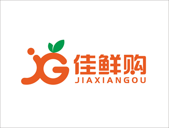 唐国强的佳鲜购生鲜品牌logologo设计