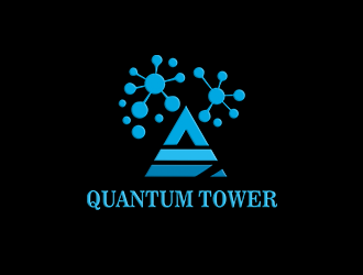 张寒的Quantum Tower 量子塔，对称平衡图形logo设计
