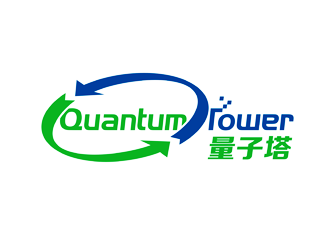 谭家强的Quantum Tower 量子塔，对称平衡图形logo设计