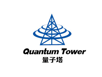 李贺的Quantum Tower 量子塔，对称平衡图形logo设计