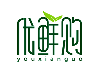 谭家强的优鲜购生鲜果蔬logo设计logo设计