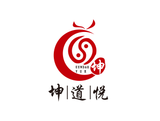 张祥琴的坤道悦产后康复理疗中心logo设计