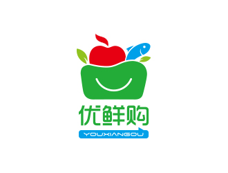 孙金泽的优鲜购生鲜果蔬logo设计logo设计