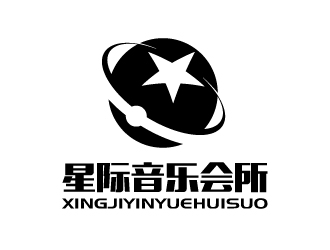 张俊的星际音乐会所logo设计