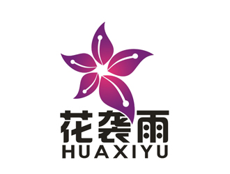 李正东的花袭雨女鞋商标设计logo设计
