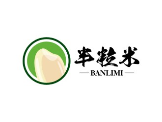 陈国伟的半粒米logo设计