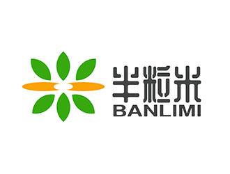 潘乐的半粒米logo设计