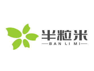 姜彦海的半粒米logo设计