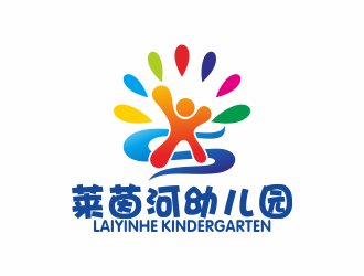 何嘉健的莱茵河幼儿园logo设计