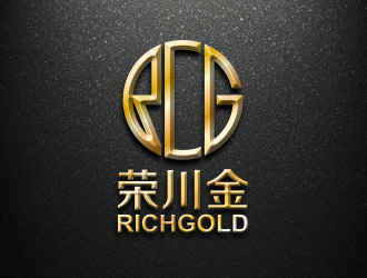 黄安悦的北京荣川金业文化有限公司(beijing richgold culture co.ltd)logo设计