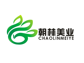 李正东的朝林美业/东莞市朝林化妆品有限公司标志logo设计