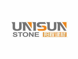 何嘉健的UNISUN STONE/阳程建材logo设计