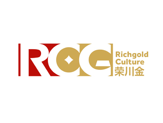 谭家强的北京荣川金业文化有限公司(beijing richgold culture co.ltd)logo设计
